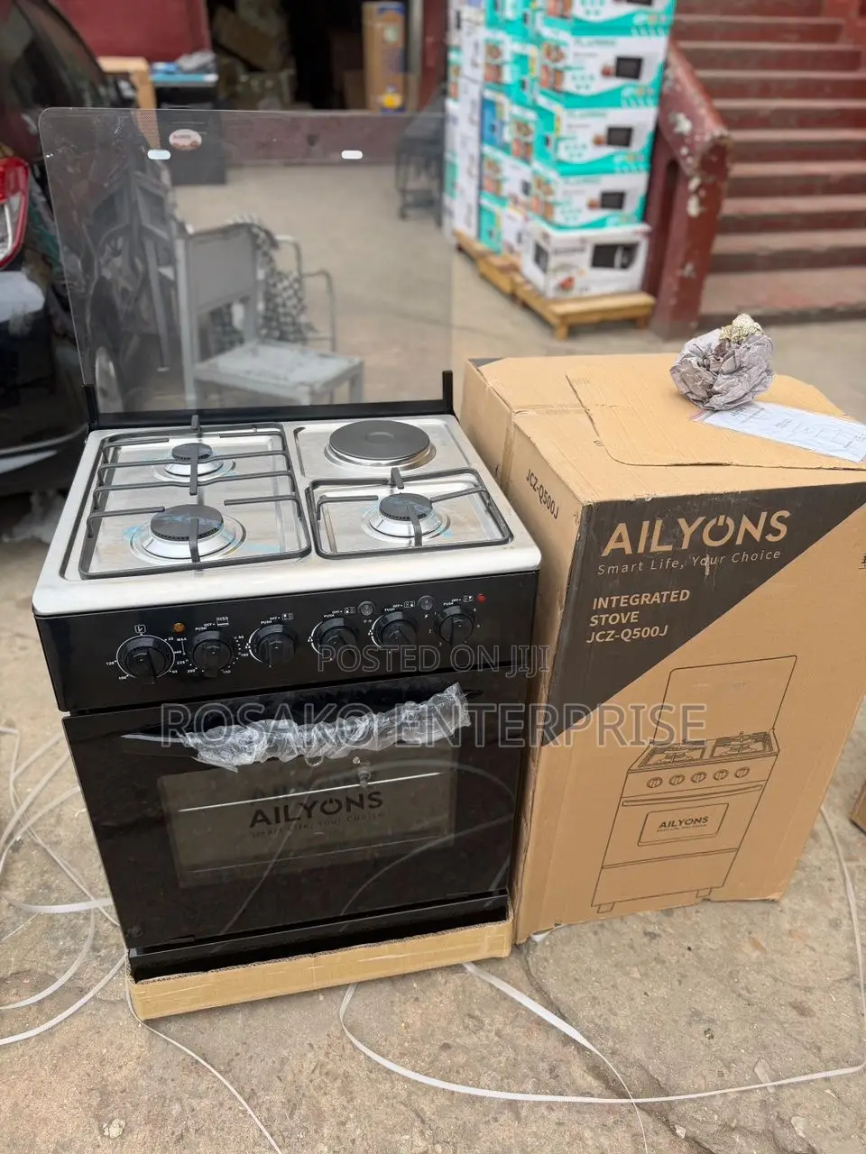 Ailyons 1 Electric 3 Gas 60*60 Gas Cooker