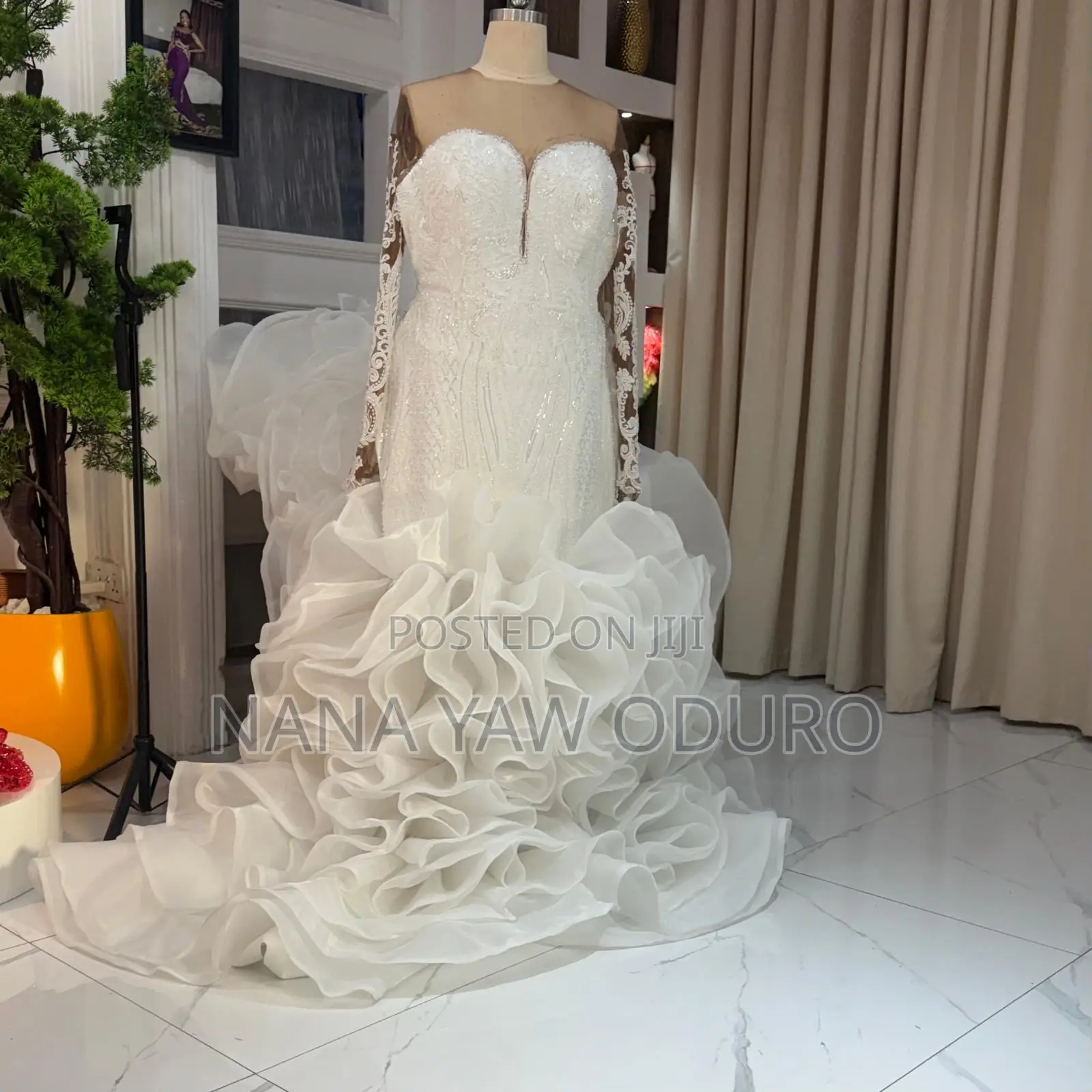 Luxury Designer Mermaid Wedding Gown