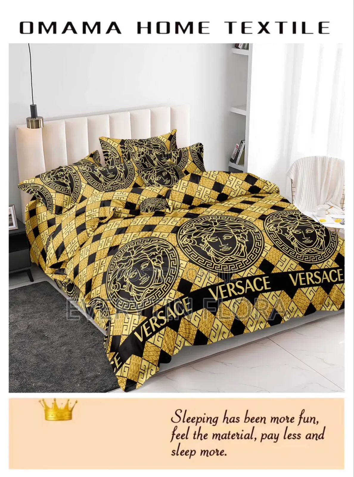 One Bedsheets With 3 Pillowcases