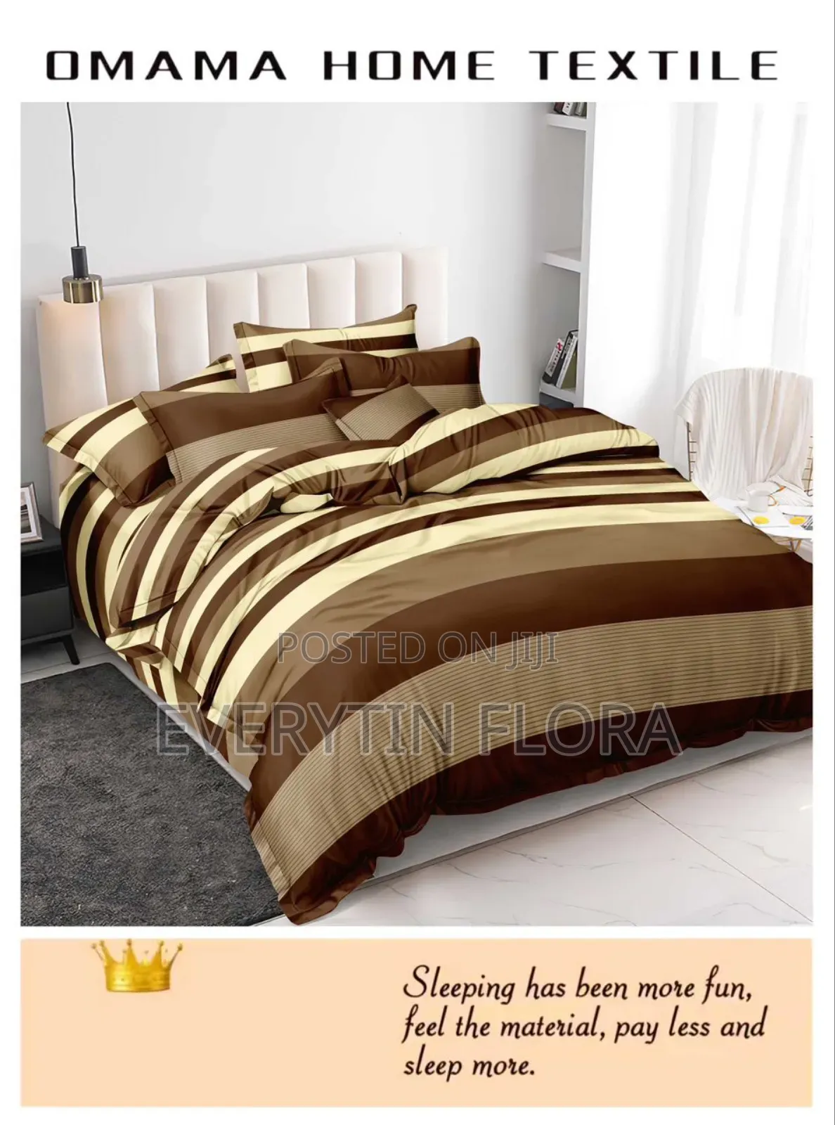 One Bedsheets With 3 Pillowcases