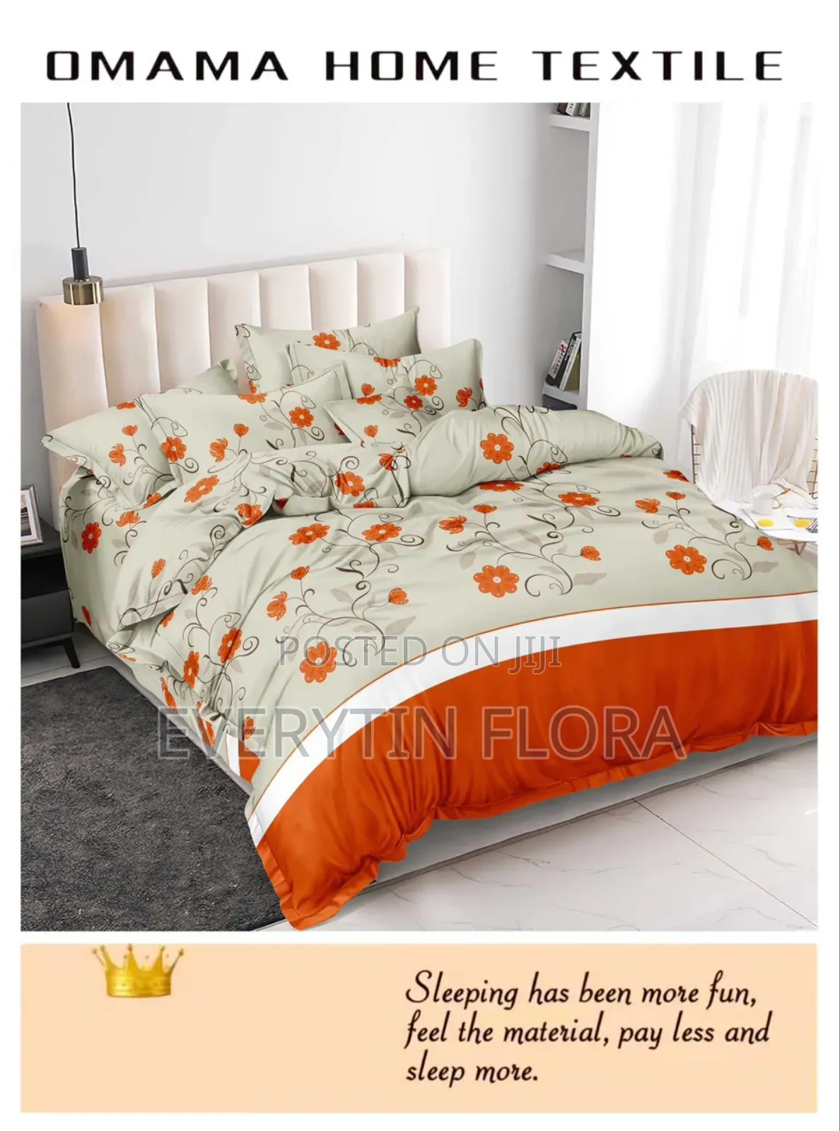 One Bedsheets With 3 Pillowcases