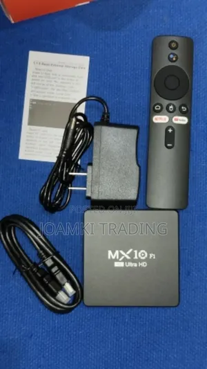 Mx10 Android 13 Tv Box, Smart Tv Box, Bt, Dual Wifi
