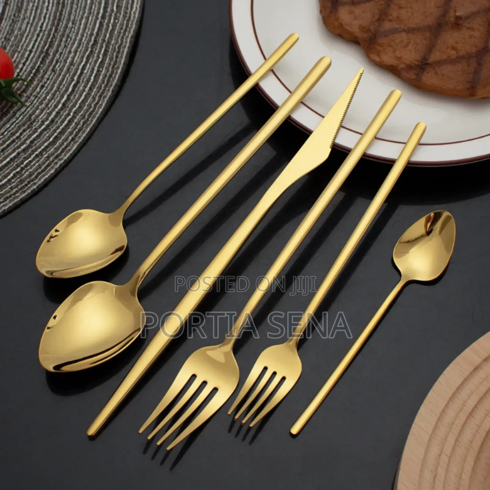 Portuguese Cutlery Stainless Steel 24 Pieces Forks Spoons And Knives