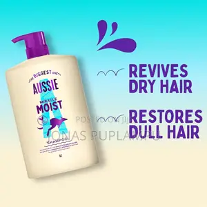 Aussie Miracle Moist Shampoo 1ltr