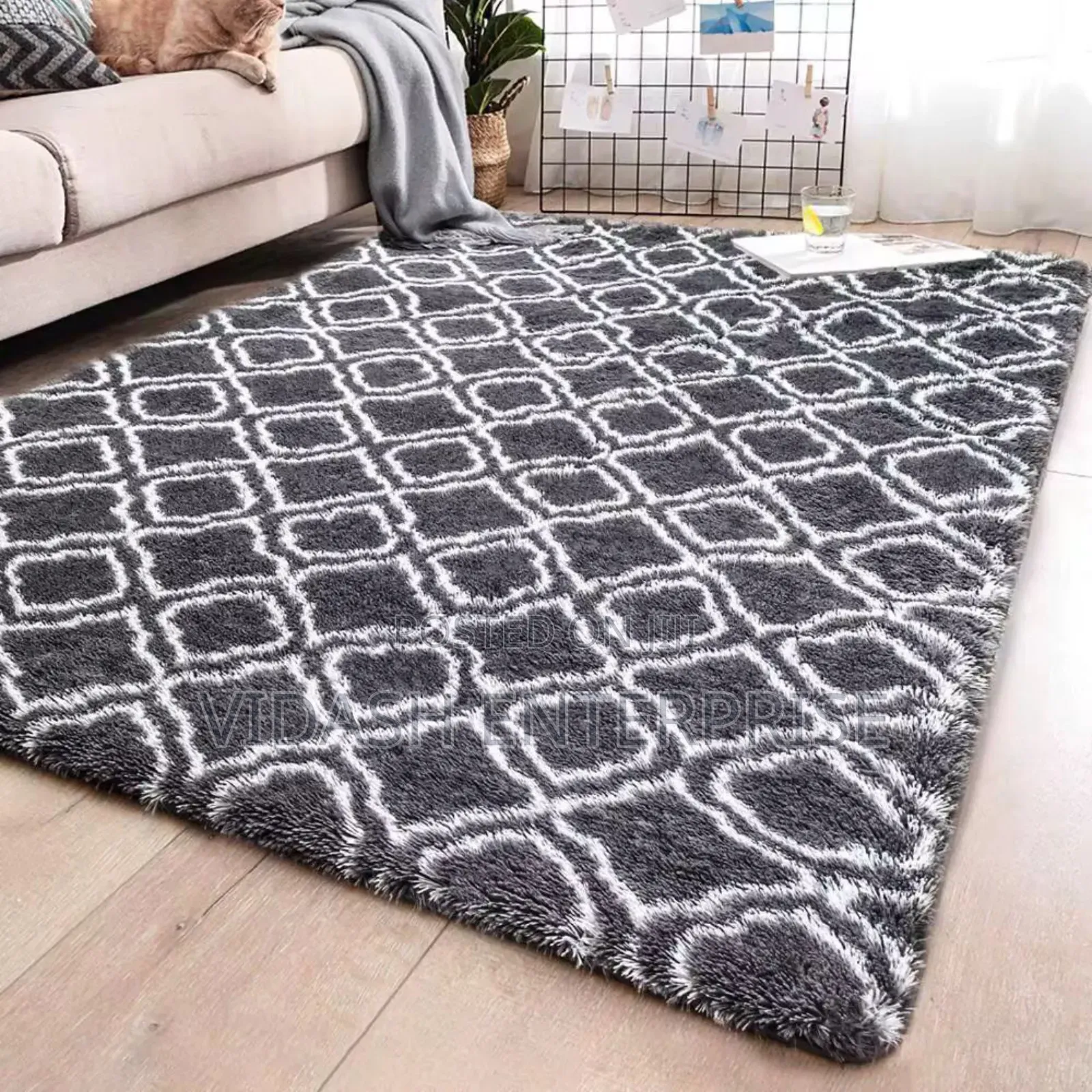 Fluffy Carpet Available in Various Colors and Sizes, (200/300cm )