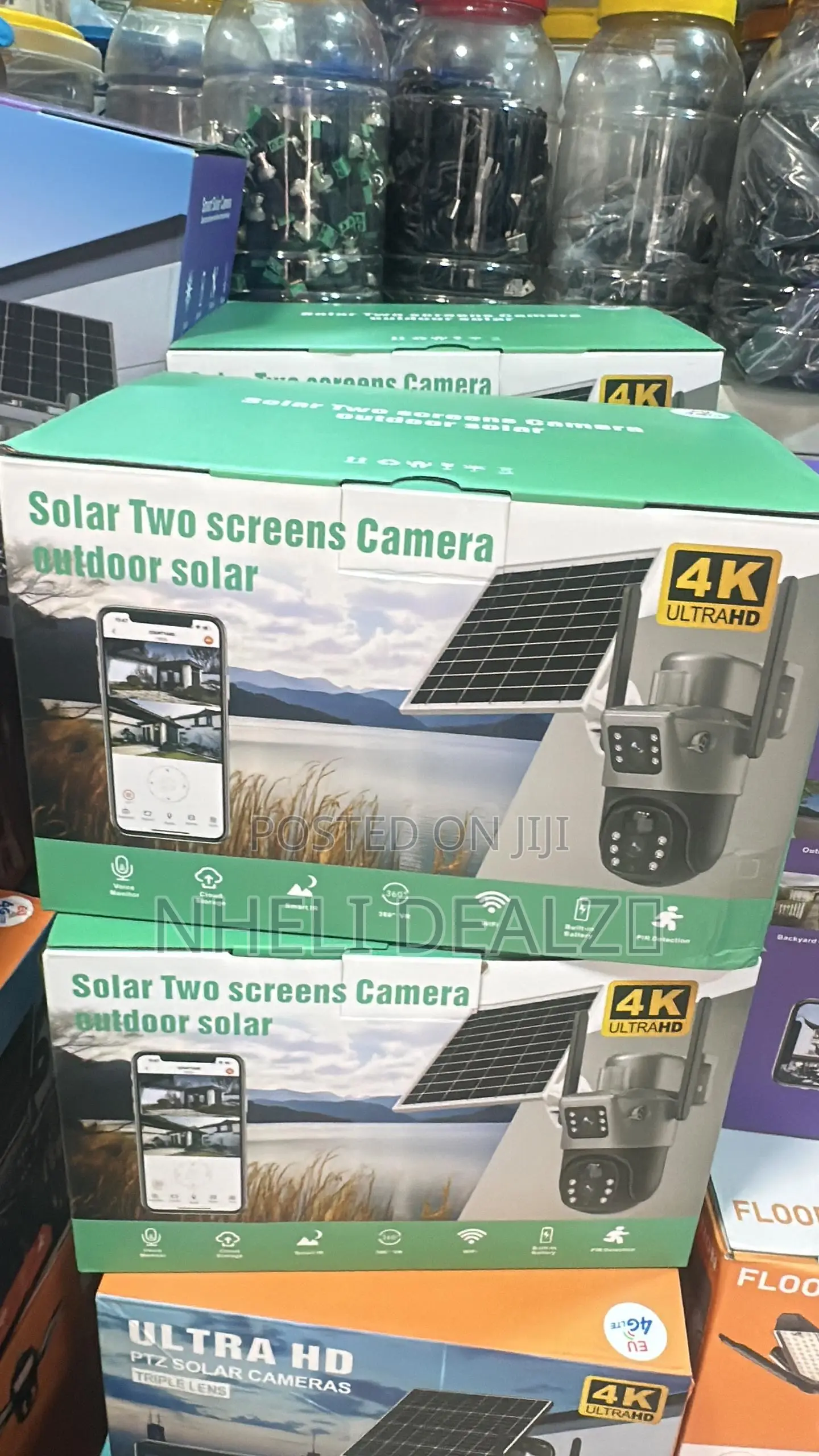 Two Screen Solar Camera
