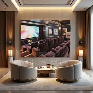 Home Theater Cinema Luxury Entertainment Canvas Frame