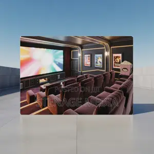 Home Theater Cinema Luxury Entertainment Canvas Frame