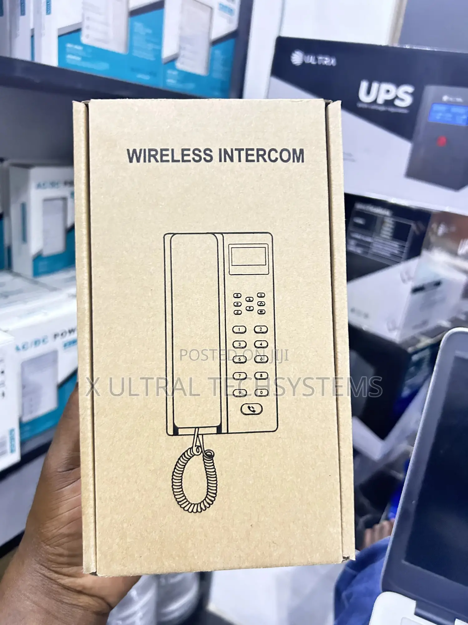 Long Range Wireless Intercom (1000m) With Screen