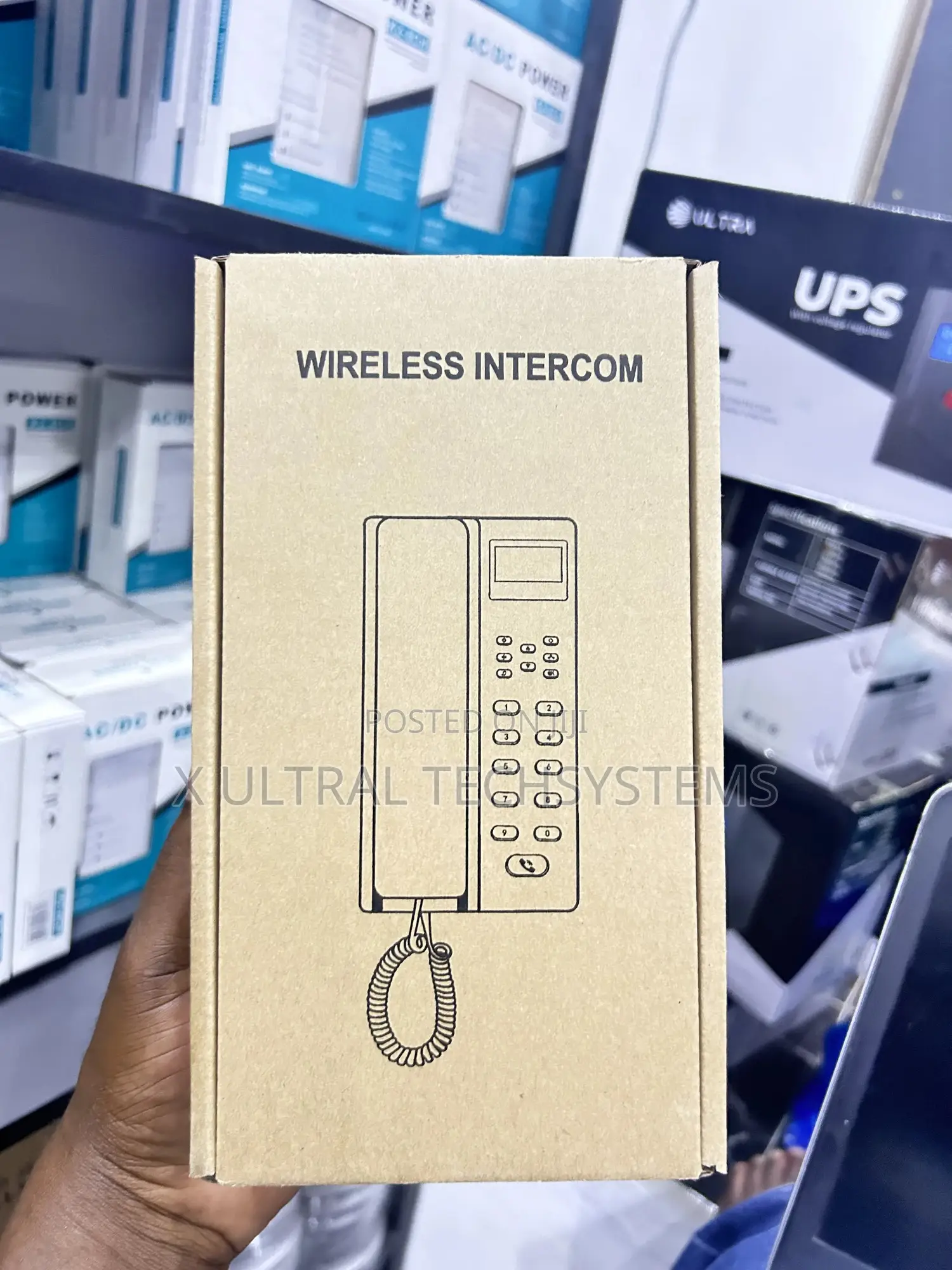 Long Range Wireless Intercom (1000m) With Screen