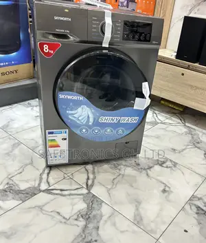 Brand New Skyworth Fullauto 8kg Frontload Grey Washingmachine
