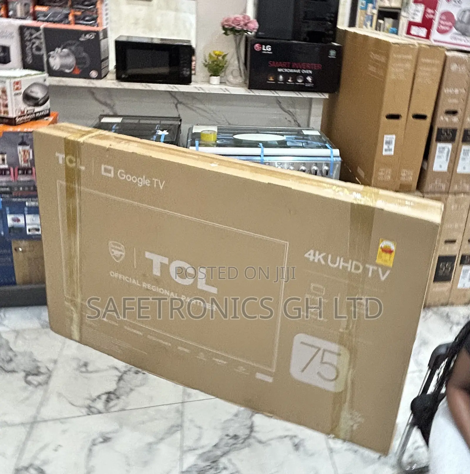 Grab Ultra 75 Inch Smart Uhd Android TCL Led Frameless Tv