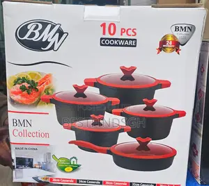 10-Piece Non-Stick Cast Aluminium Cookware