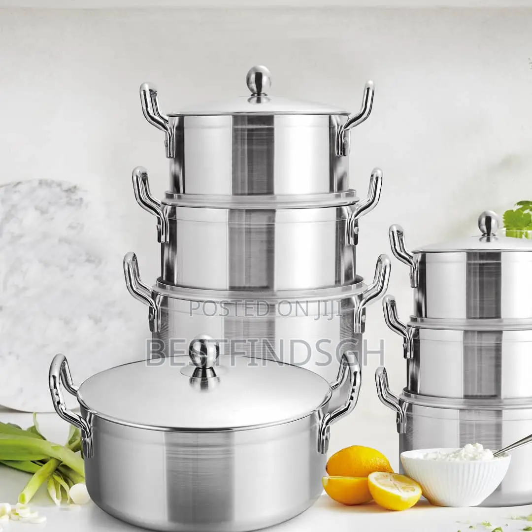 7-Piece Aluminium Cooking Pots