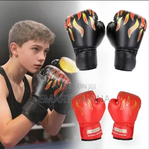 Eeekit Teenager Boxing Gloves, Cartoon Pu Leather Sparring Grapple