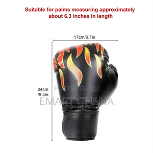Eeekit Teenager Boxing Gloves, Cartoon Pu Leather Sparring Grapple