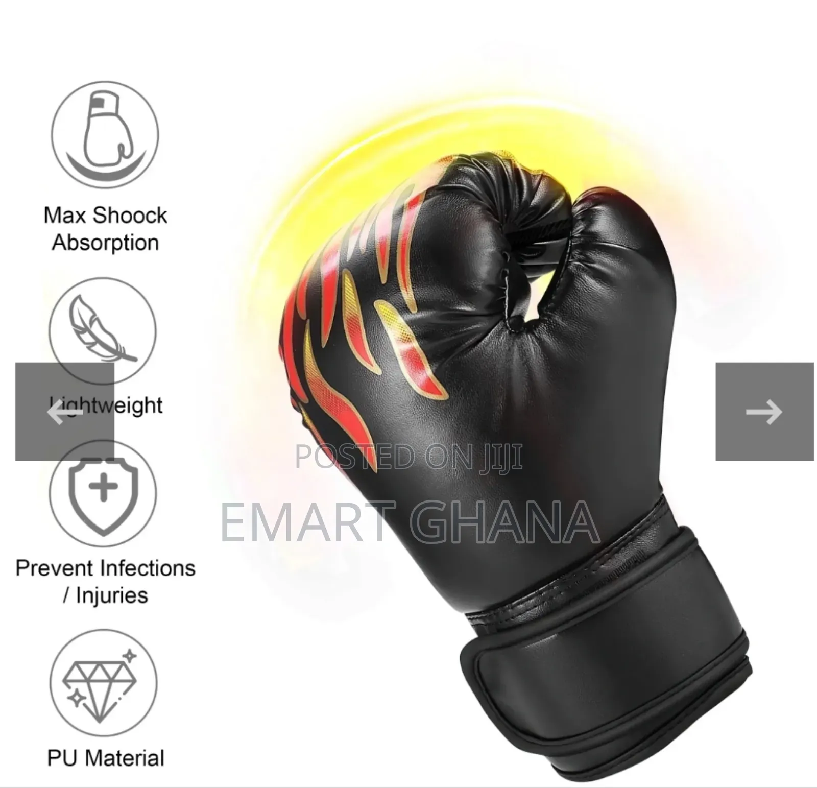 Eeekit Teenager Boxing Gloves, Cartoon Pu Leather Sparring Grapple