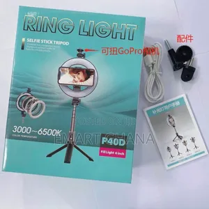 Selfie Stick Tripod With Ringlight