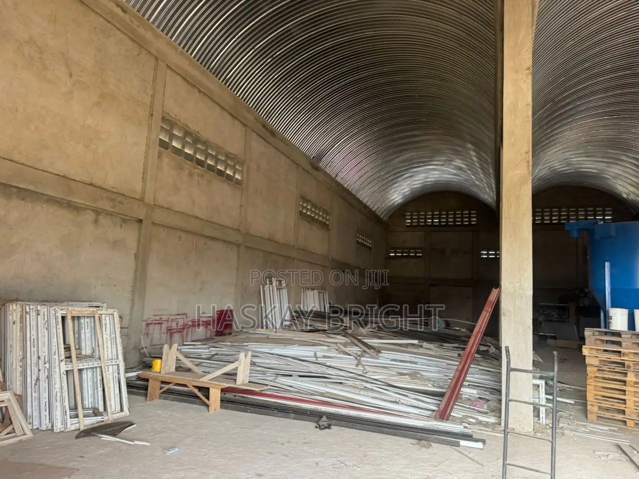 500 SQM Warehouse for Rent at Pokuase Acp