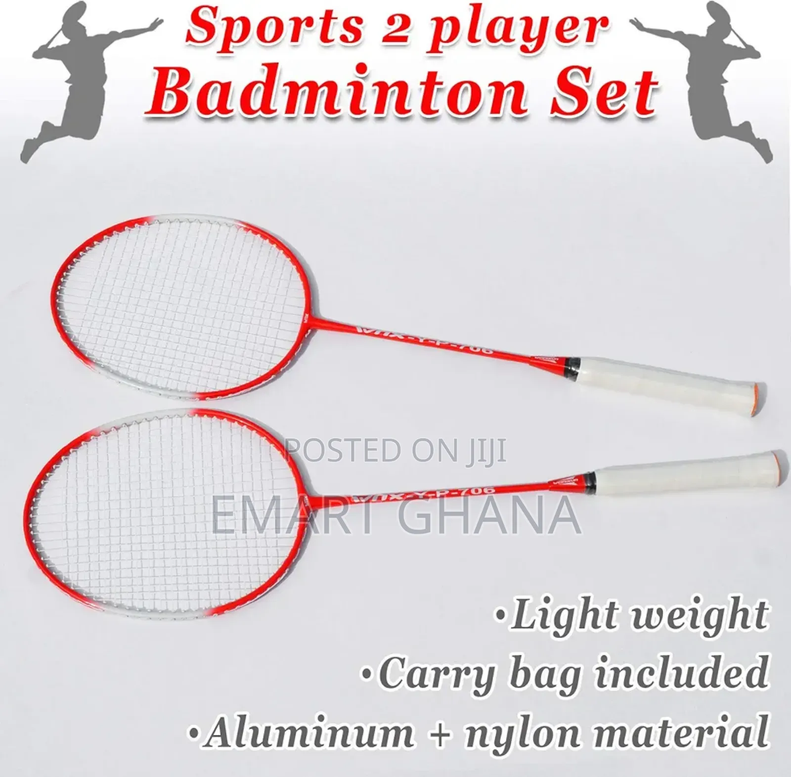 Strong Camel 2 Player Badminton Racquet Set  Sports Badminton Racket