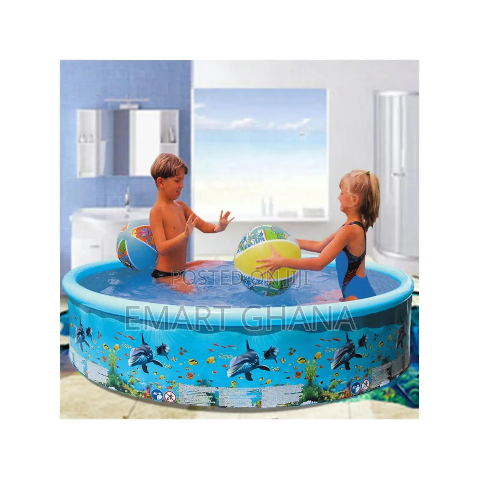Portable Inflation-free Hard Plastic Swimming Pool Round (152*25cm)