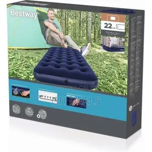 Portable Inflatable Airbed Mattress 1.88m X 99cm X 22cm With Free Pump