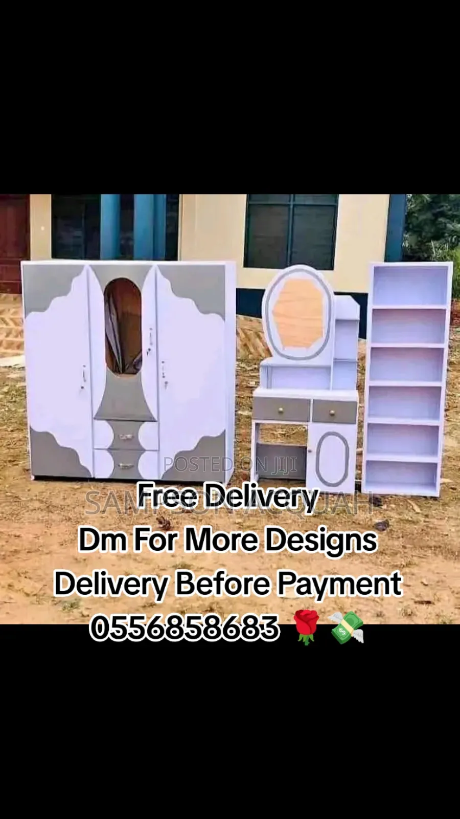 Quality 3 In 1 Wardrobe- Dressing Mirror And Shoe Rack 🙏🌹