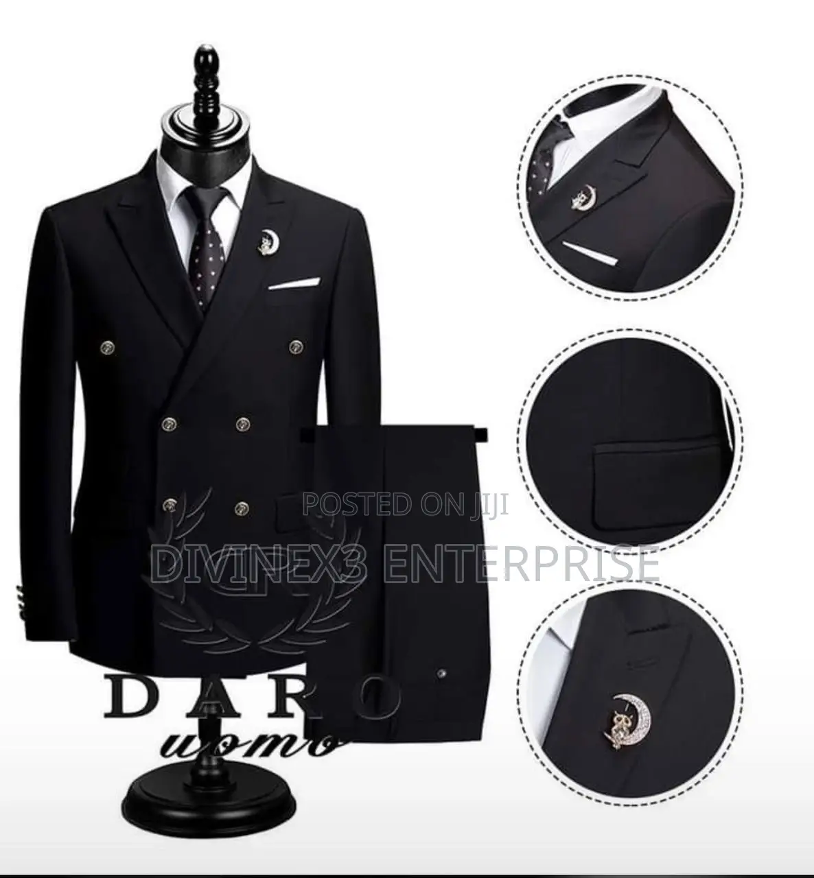 Daro Plain Breasted Suit