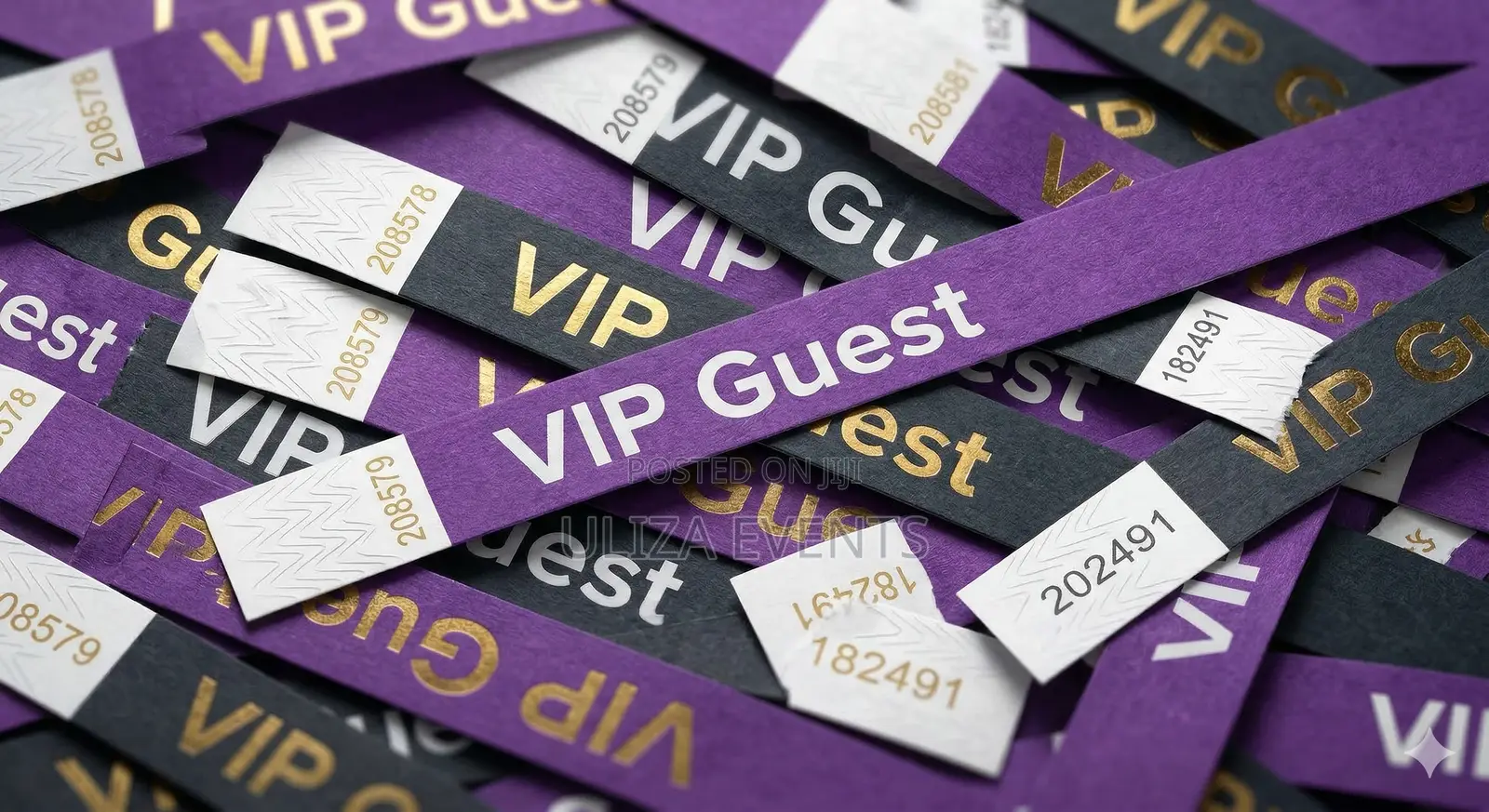 Printed Quality Tyvek Wristbands Pool Hotel Wristbands
