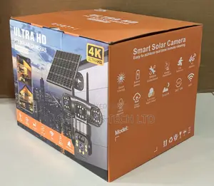 Ultra Hd 4g Solar Triple-Lens Camera, 4g Solar 3-Lens Camera V380 Pro