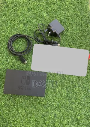 Nintendo Switch Dock With Charger and Two Controllers