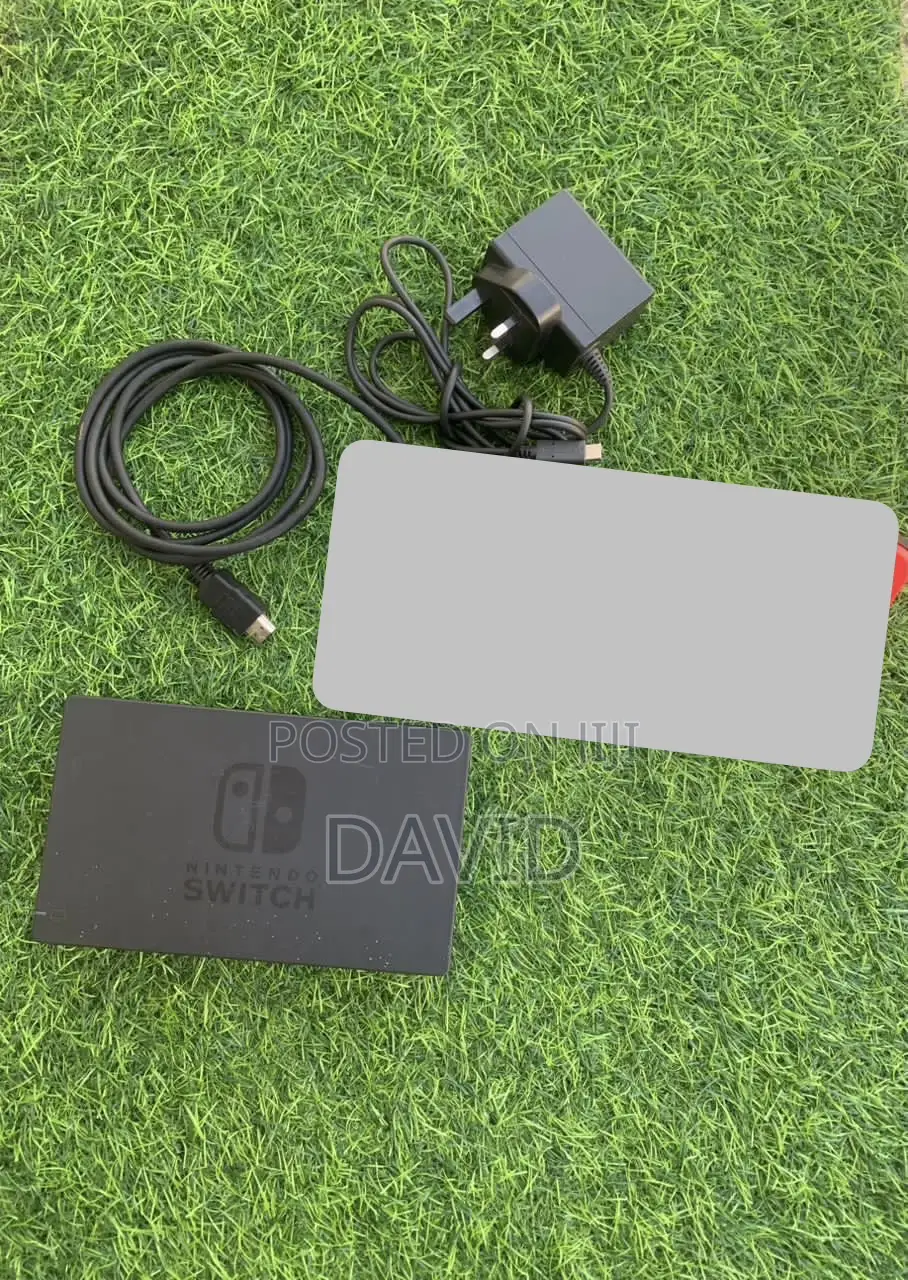 Nintendo Switch Dock With Charger and Two Controllers