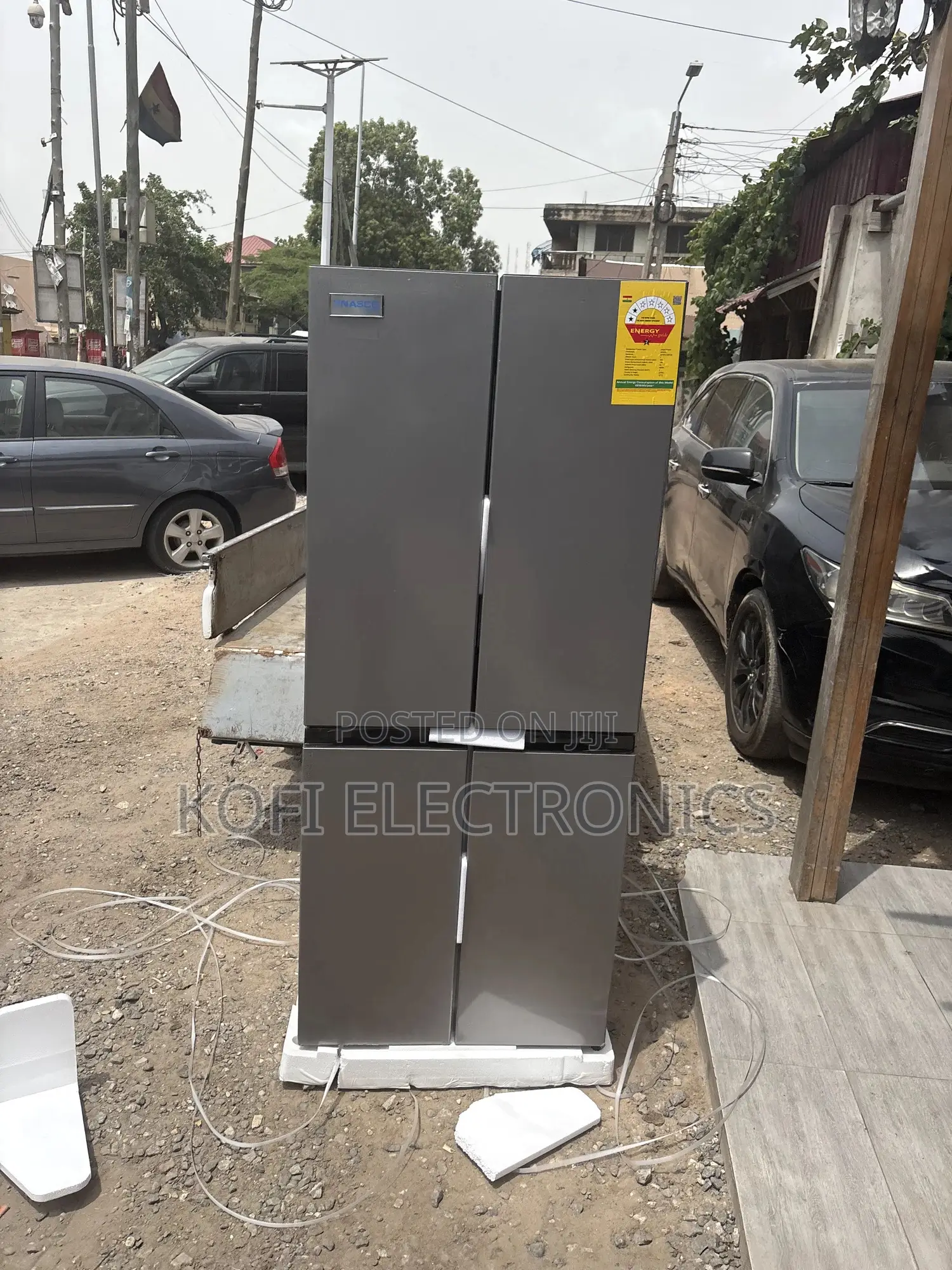 Nasco 360l French Door Fridge Cross Door Fridge Freezer Combination