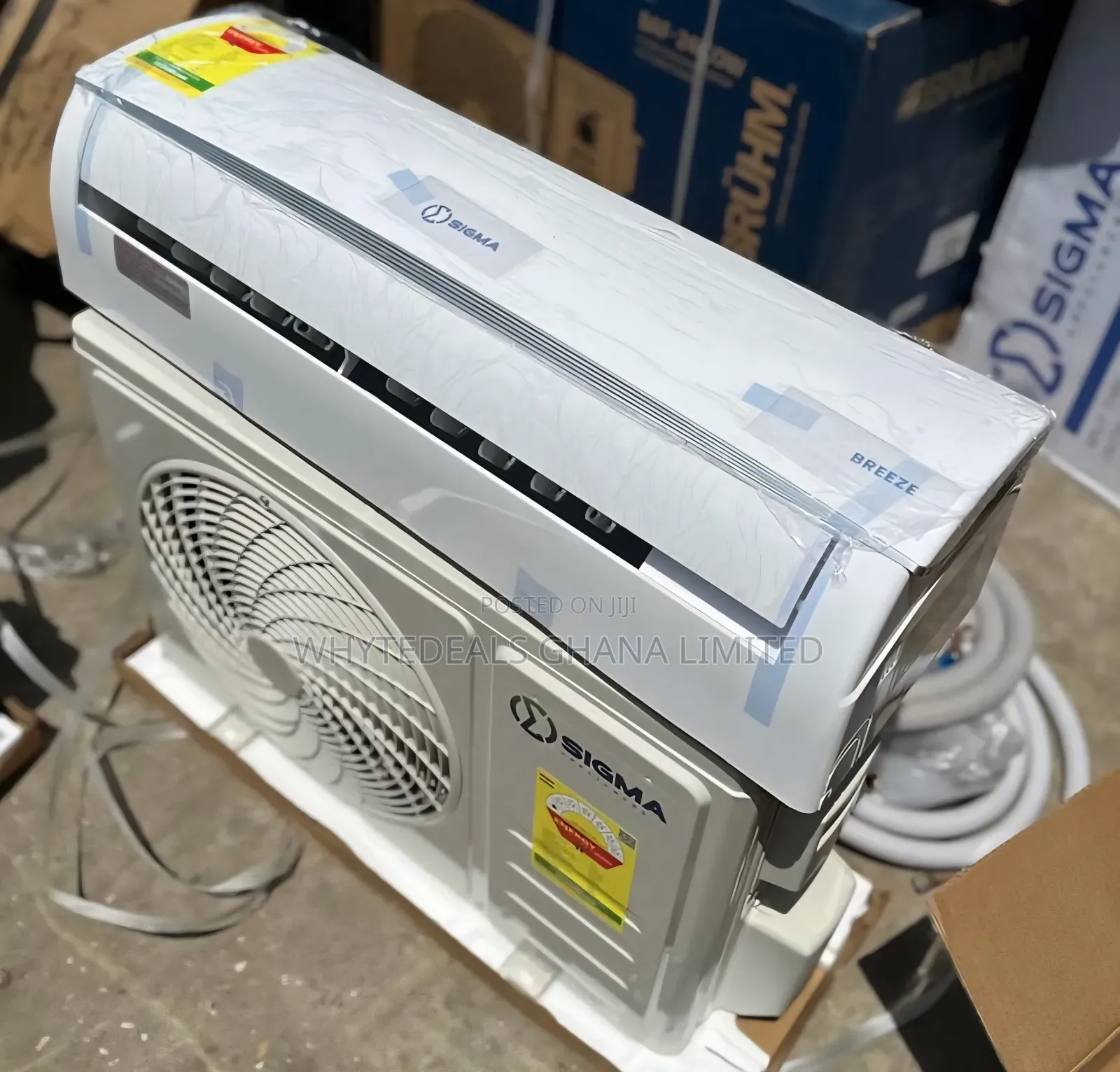 Stay Breezed| Sigma 1.5hp Split Airconditioner| R410| Energy Save|2026