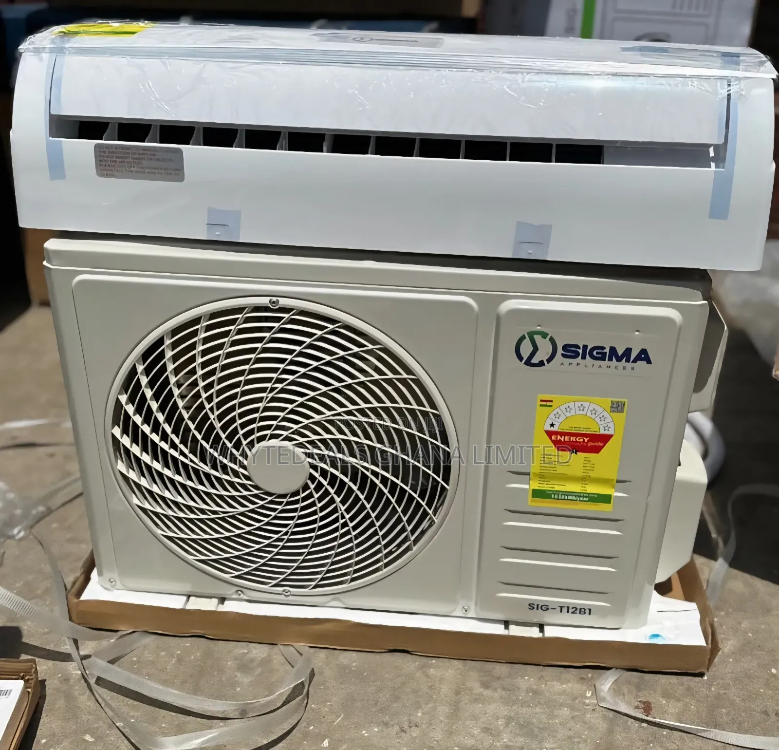 Stay Breezed| Sigma 1.5hp Split Airconditioner| R410| Energy Save|2026