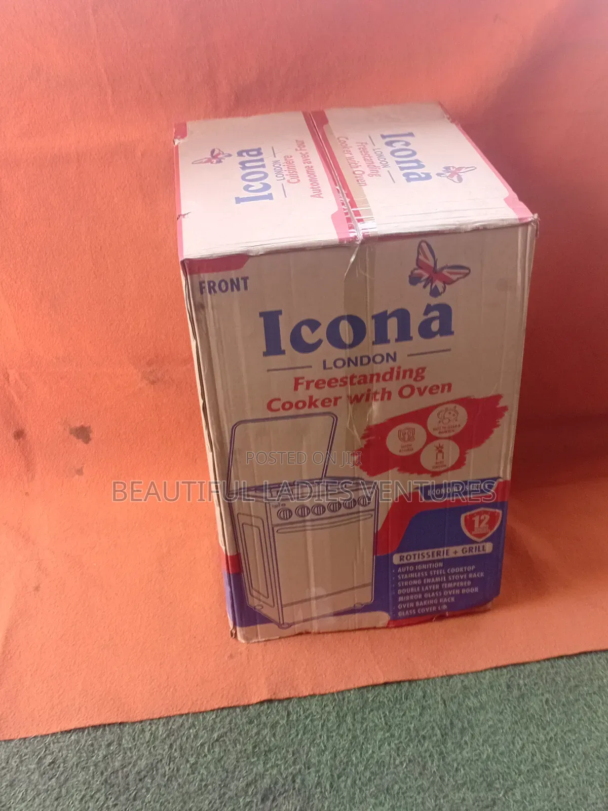 Icona Modern Gas Cooker – Elegant Design for Every Kitchen