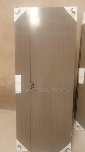High Quality Wooden Coated With Metal Door For Bedroom