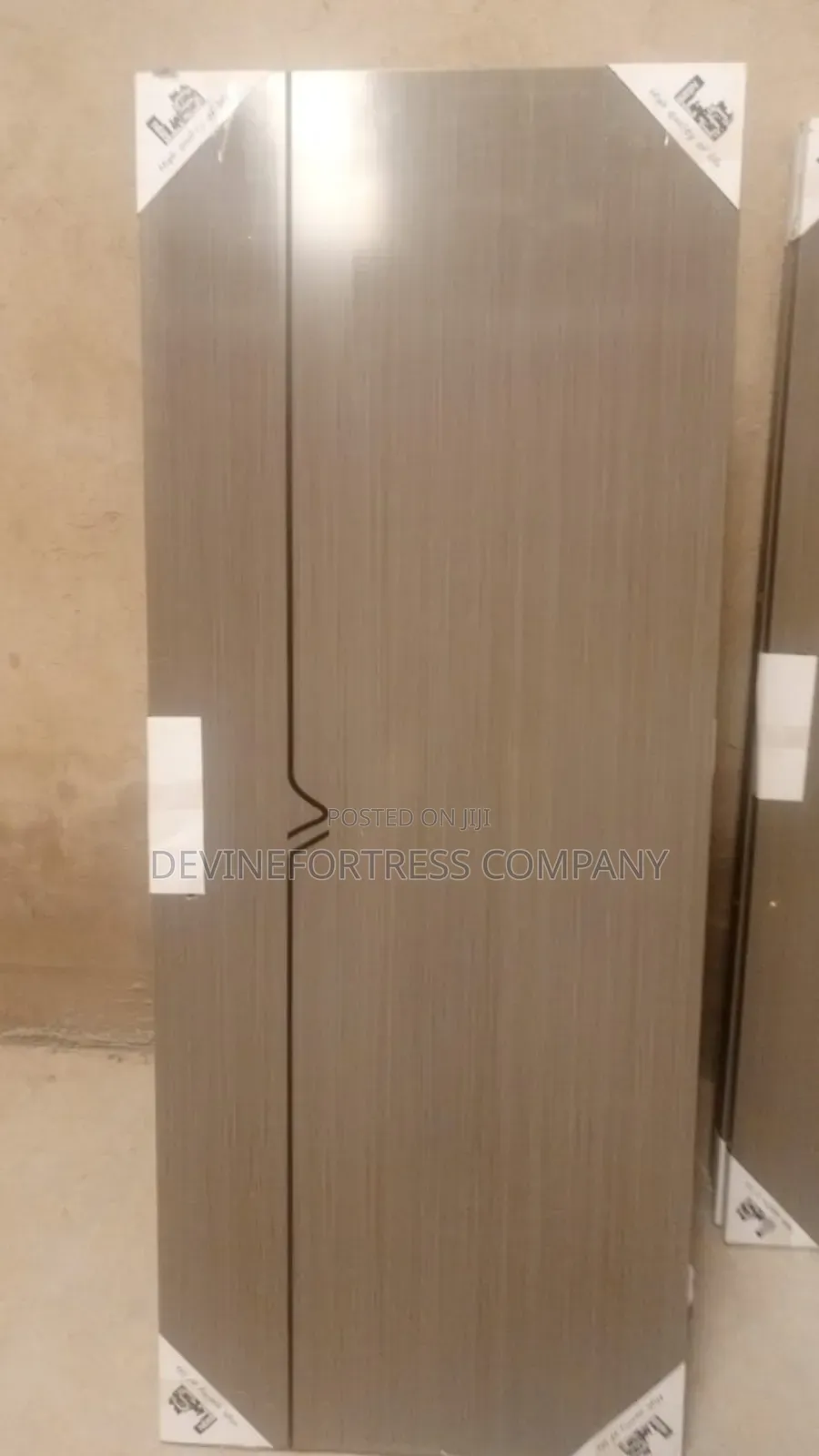 High Quality Wooden Coated With Metal Door For Bedroom