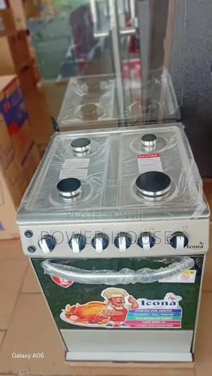 Icona 4 Burner Gas Cooker – Fast and Even Heat