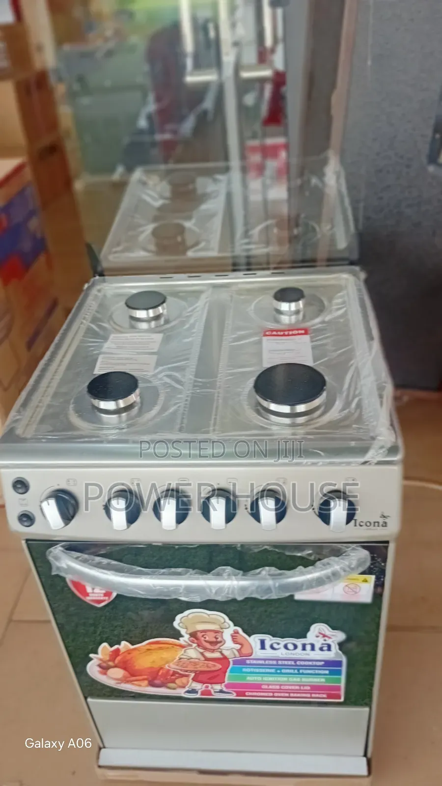 Icona Four Burner Tabletop Gas Cooker – Quality Performance