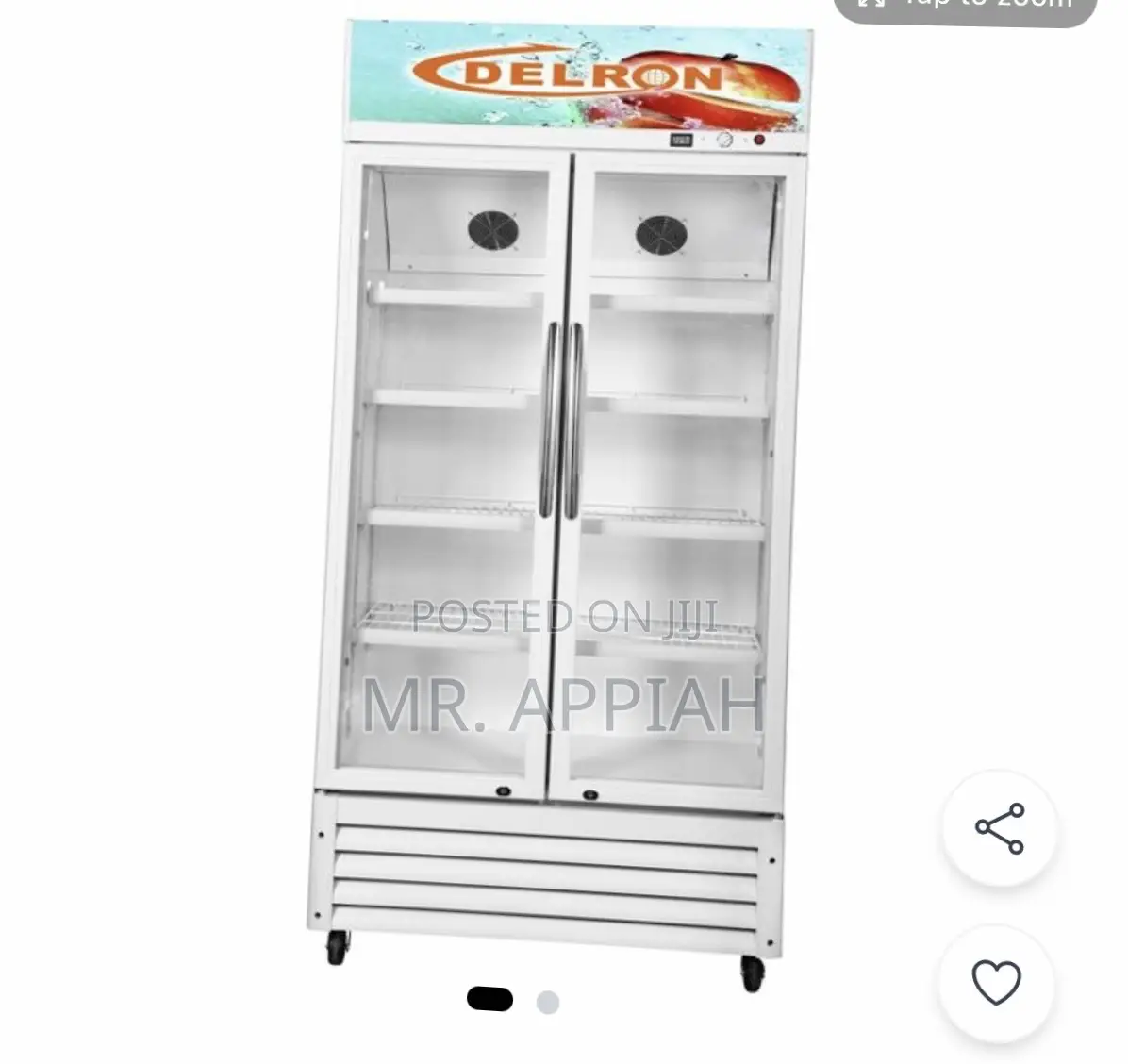 Shop Delron 553liters Single Door Display Refrigerator.