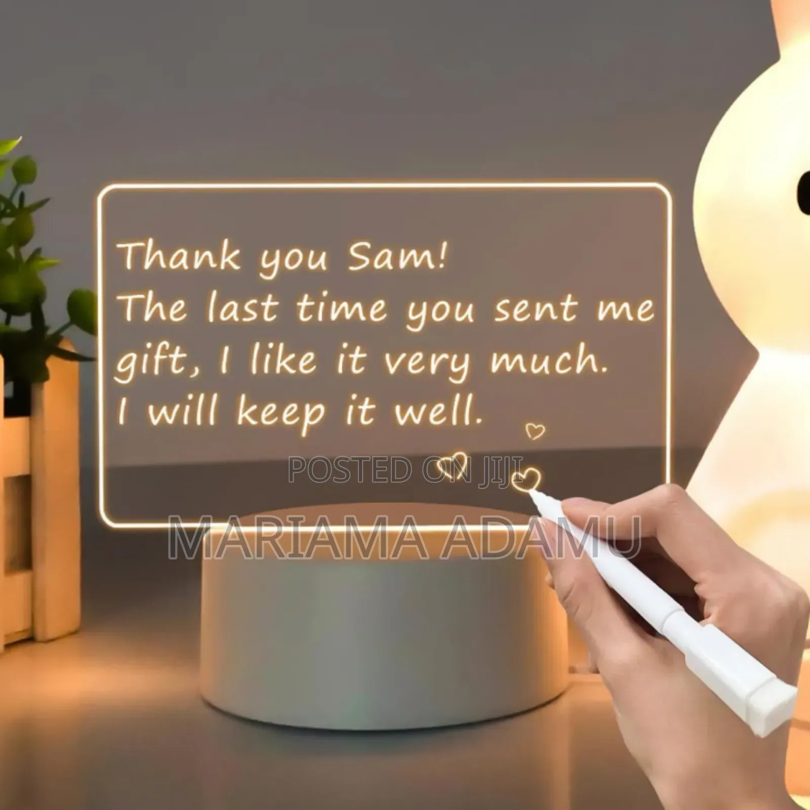 Message Writing Light