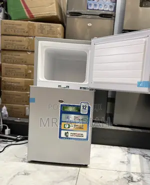 Extremely Affordable Nasco 2 Door Table Top Fridge(Nasf2-120)Gray 