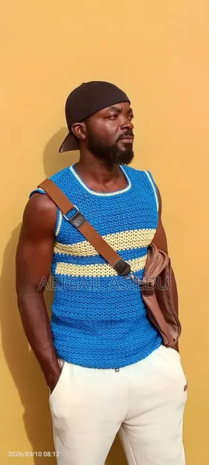 Handmade Crochet Shirt for Men – Stylish Breathable