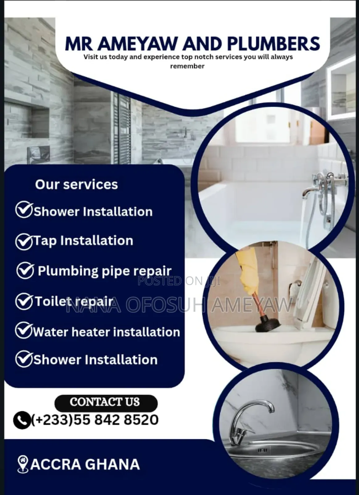 Plumber (Mr Ameyaw and Plumbers)