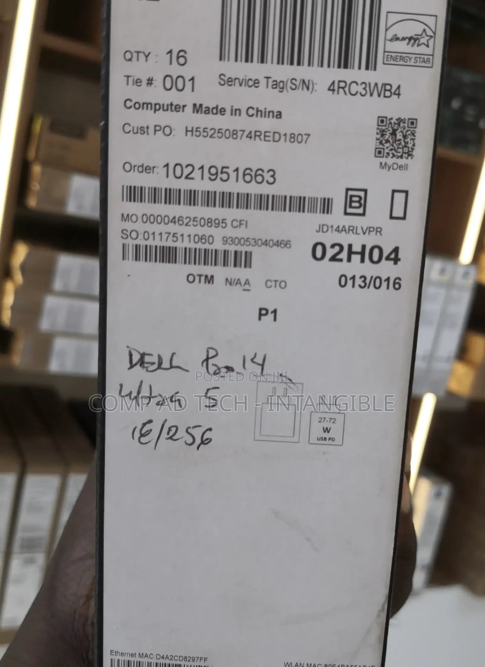 New Laptop Dell Pro 14 16GB Intel Core Ultra 5 SSD 256GB