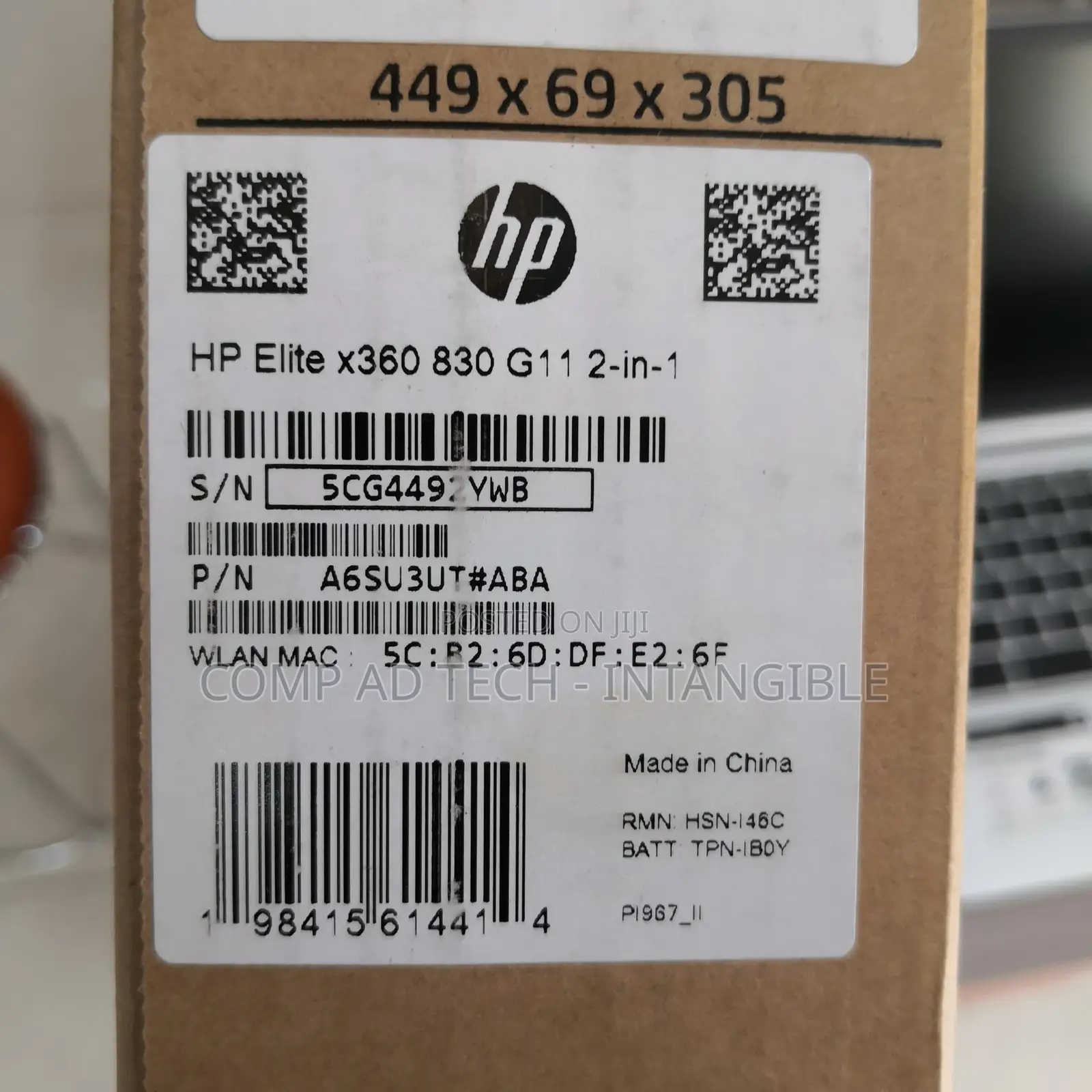 New Laptop HP Elite x360 830 G10 16GB Intel Core Ultra 7 SSD 512GB