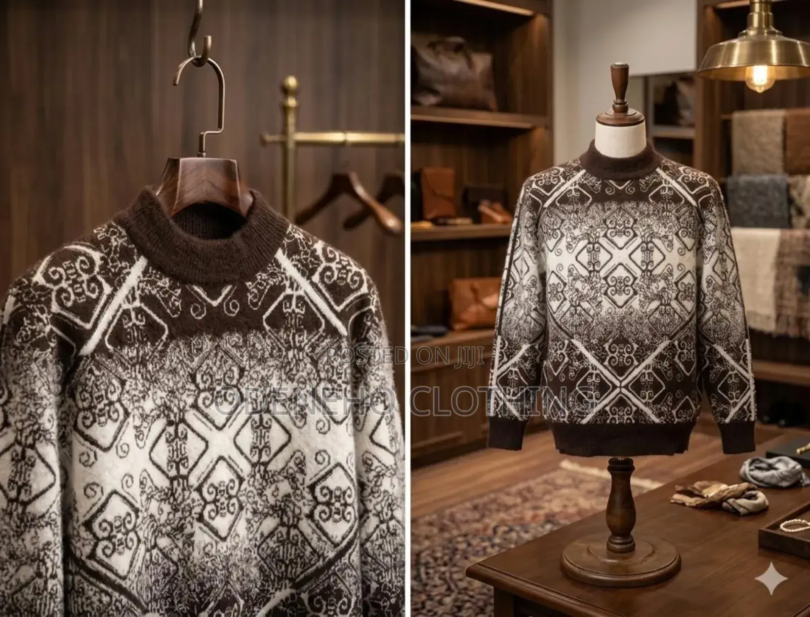 Wool Sweater for Classic Men