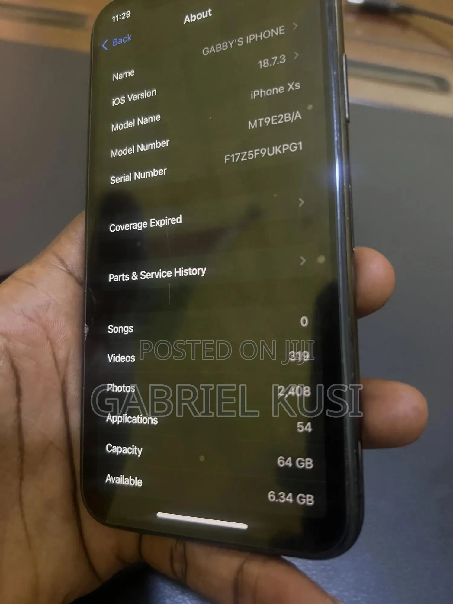 Apple iPhone XS 64 GB Gray