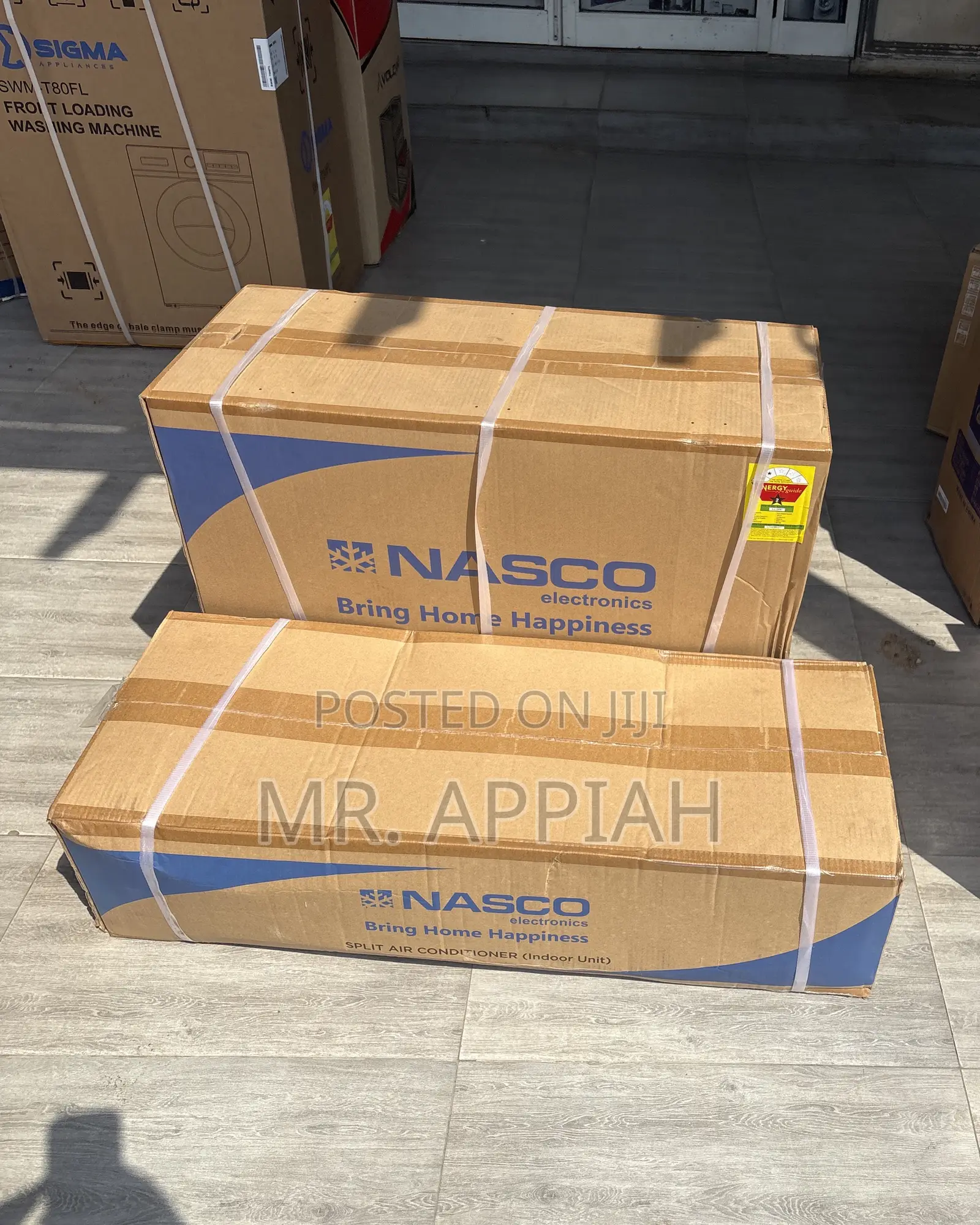Finest Nasco 1.5hp Split Type Air Conditioner With Remote(R410).